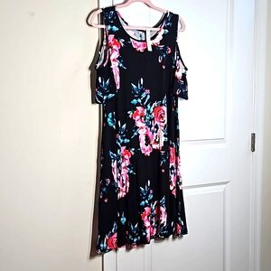 QIXING FLORAL DRESS WOMEN SIZE XXL